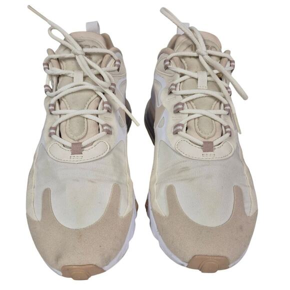Nike Air Max 270 React Summit White Orewood Brown Womens 9.5 - Picture 2 of 7
